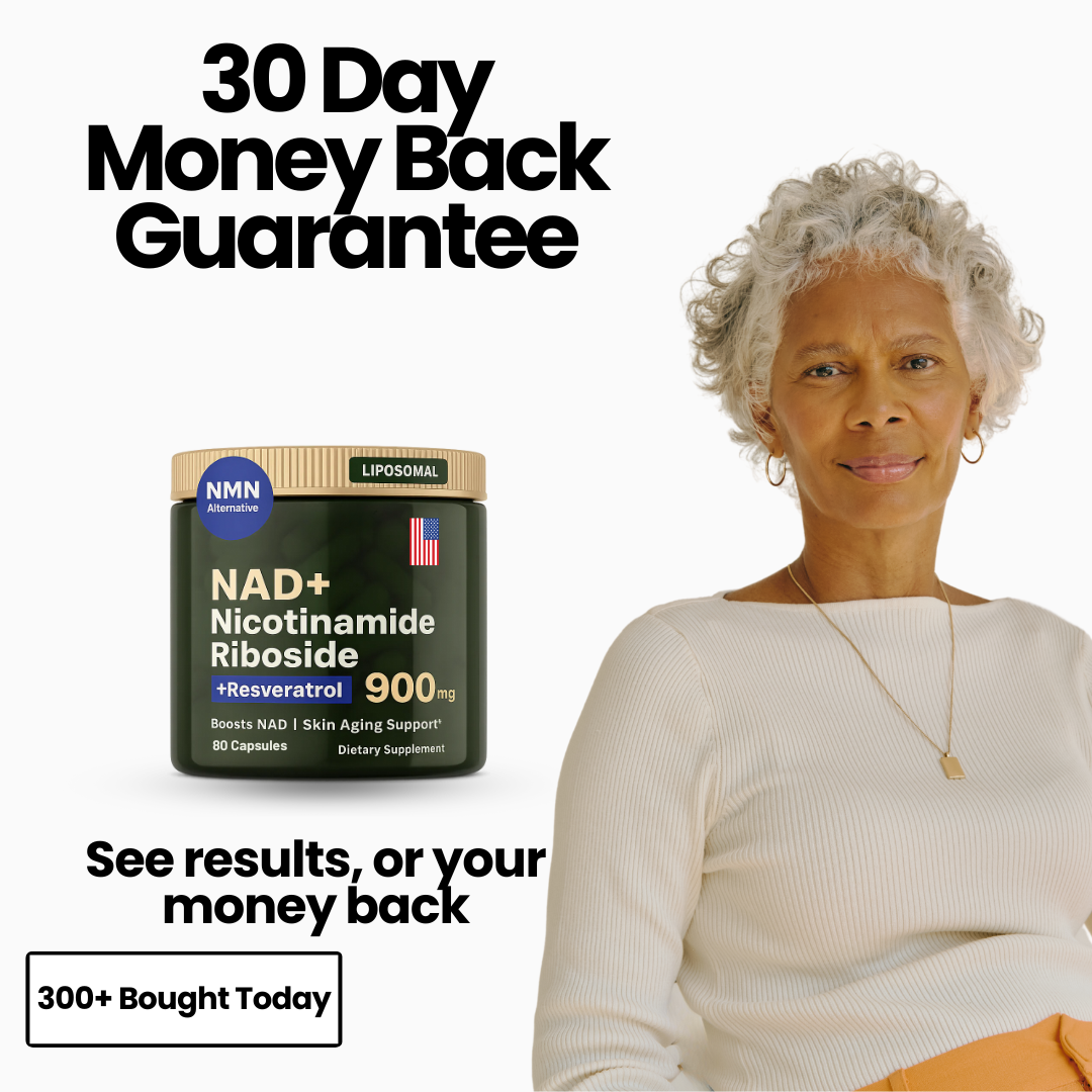 NAD+ Supplement for Skin Rejuvenation, Energy, and Focus