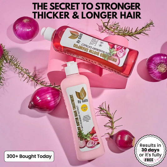 Onion, Rosemary and Biotin Shampoo & Treatment
